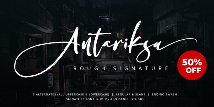 Download Antariksa Fonts Family From Abo Daniel