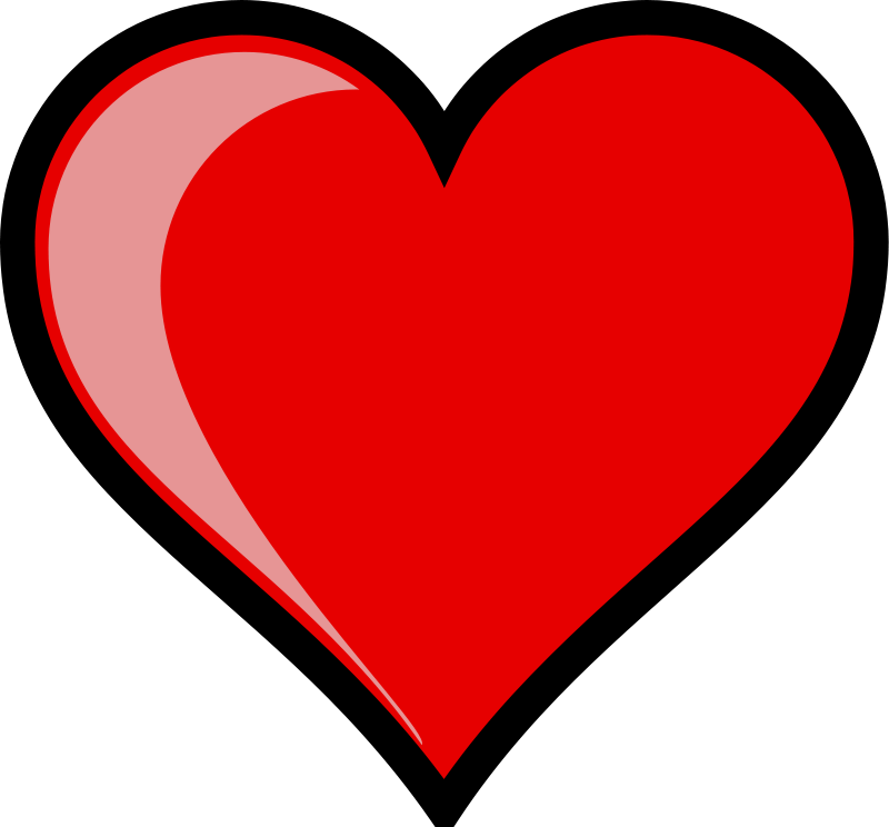 Download Heart left highlight Free Vector / 4Vector