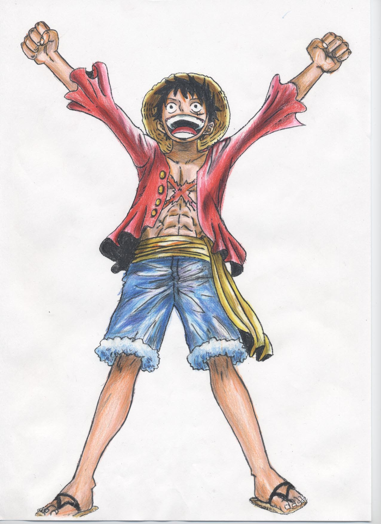 フィギュアーツzero ルフィ 新世界ver イラスト Onepiece Eceipeno