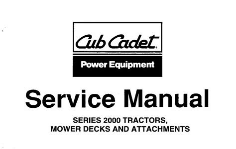 Download cub cadet 42 mower deck factory service repair manual Kobo PDF