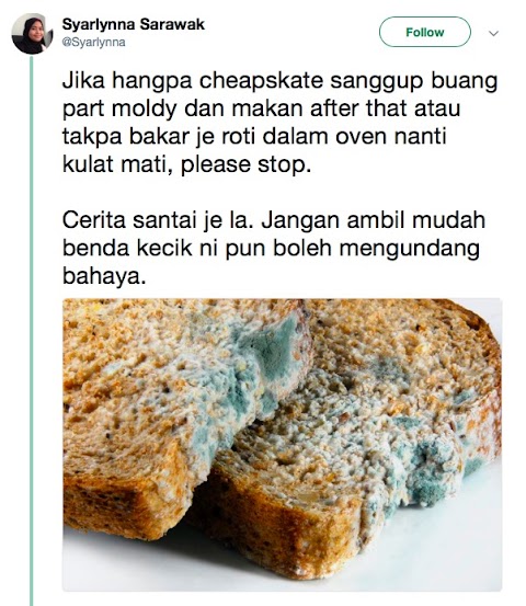 makan roti yang berkulat