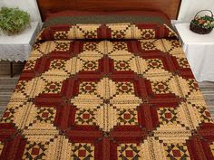 Stars in the Cabin Quilt -- great carefully made Amish Quilts from Lancaster (hs2969)