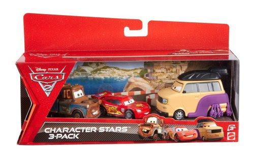Cheap Cars 2 Collector Sumo Wrestler, Mater And Lightning McQueen Vehicle 3-Pack