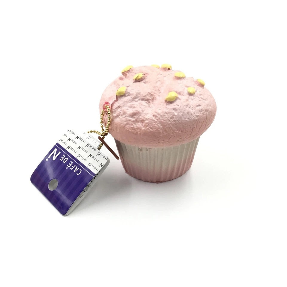 Cafe De N Squishy Pink Muffin Squishy Town