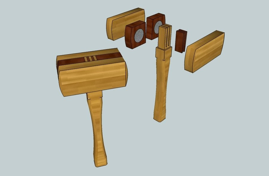 Designed a Mallet - Build a Dead Blow Hammer - Got a Lethal Weapon 