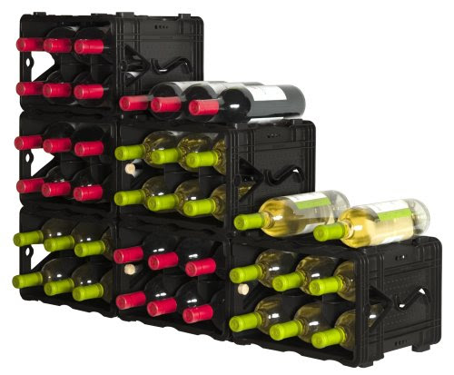 Storvino Nero 6 Bottle Wine Storage Container