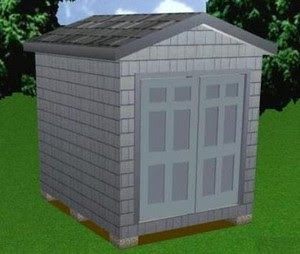 12x16 shed plans - gable design - construct101