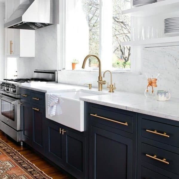 Top 70 Best Kitchen Cabinet Hardware Ideas - Knob And Pull ...