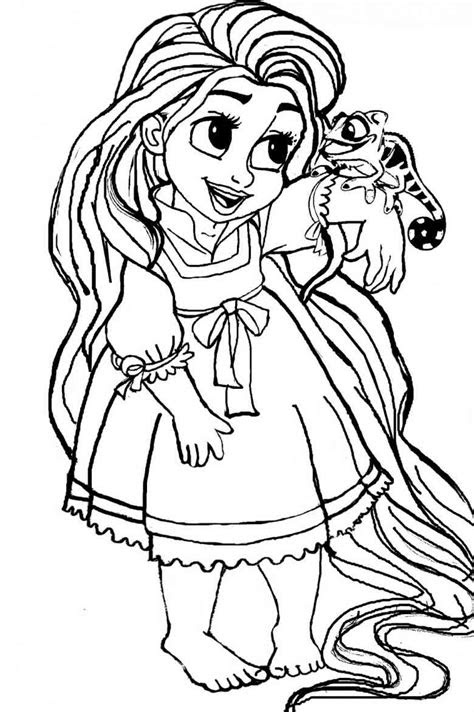 Explore the world of your favorite disney princesses. baby princess coloring pages to download and print for free