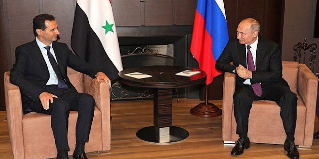  A summit meeting between Presidents al-Assad and Putin held in Sochi
