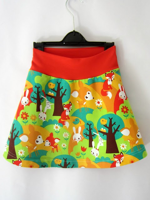 summer forest skirt full