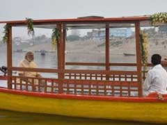PM Modi On E-Drive In Varanasi. First E-Rickshaw, Then E-Boat. PM Modi On E-Drive In Varanasi. First E-Rickshaw, Then E-Boat.