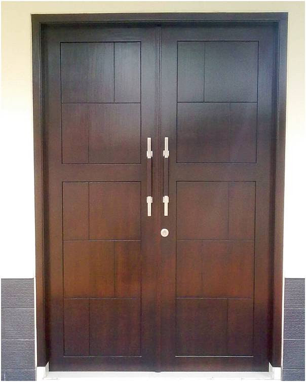 52 Desain Model Pintu  Utama Rumah Minimalis Terbaru  