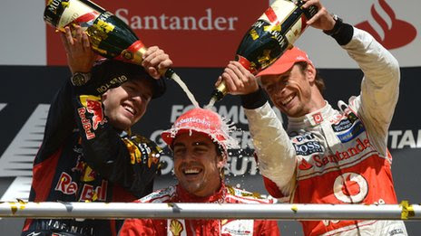 German Grand Prix podium