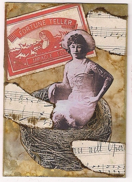 Tattooed Lady Gold - Artist Trading 