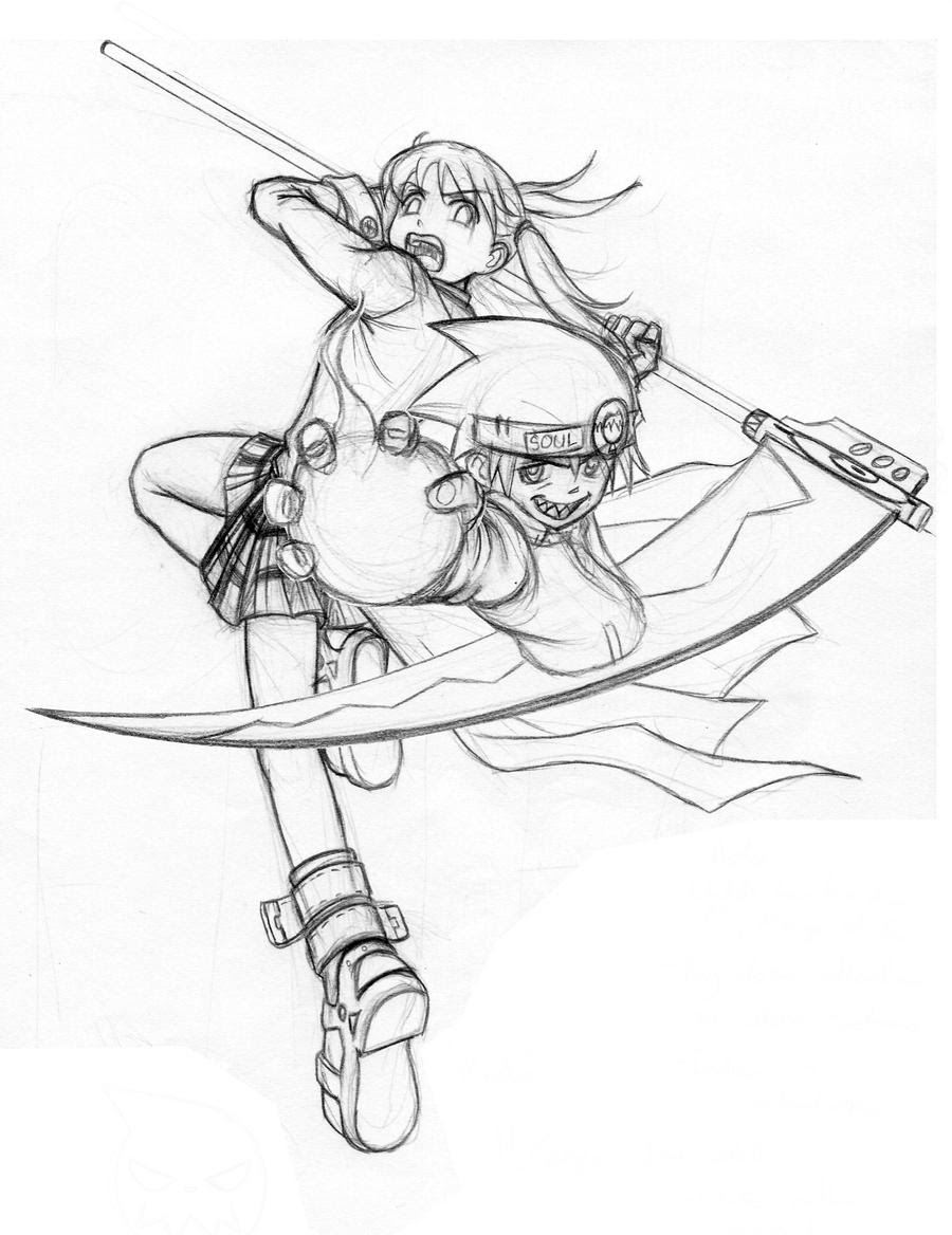 Soul Ea   ter Maka Drawings