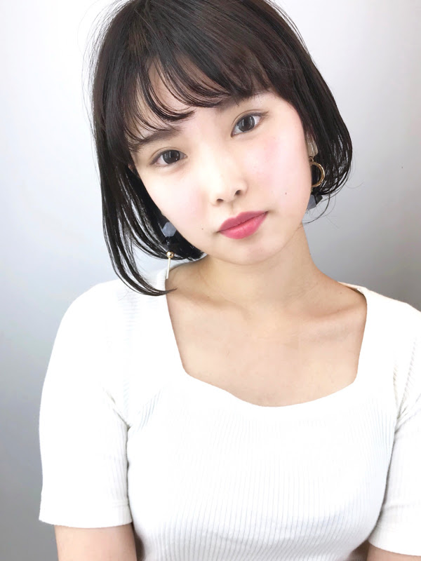 Morio原宿 成増 大人かわいい 小顔 黒髪ショートボブ ヘアスタイル 美容院 美容室 モリオフロムロンドン 原宿本店 大宮 池袋 成増
