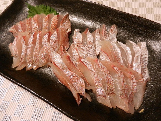 料理 我が家の釣り魚料理 刺身 白身系