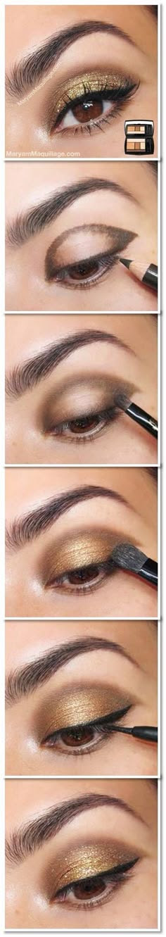 How To: Gold Glitter