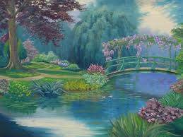 monet garden paintings