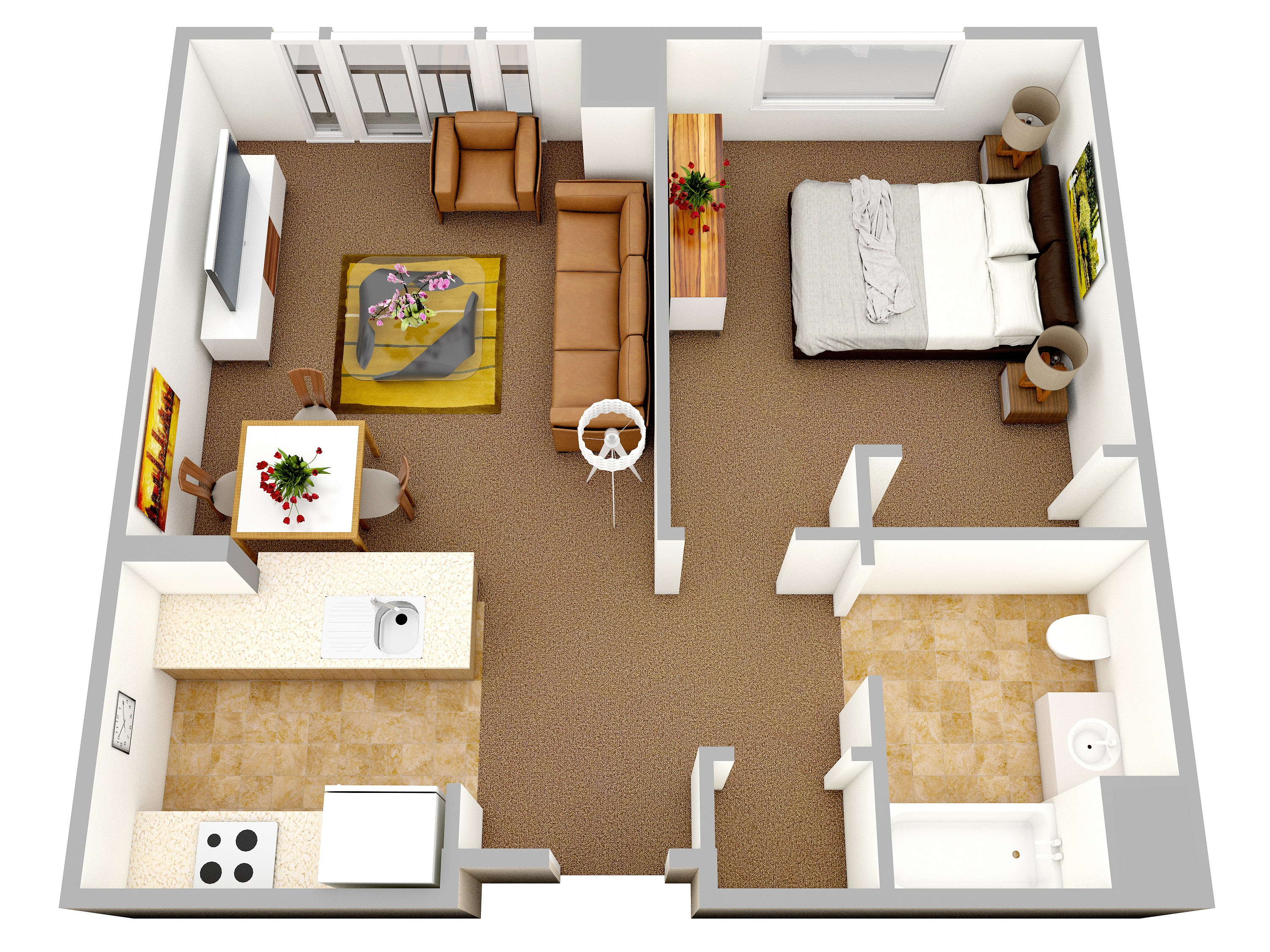 1 Bedroom Apartment House Plans smiuchin 1 Bedroom Apartment House Plans smiuchin
