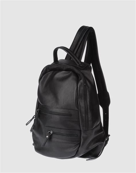 leather backpack black backpacks eru