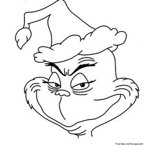  coloring page of grinch free kids coloring pagefree kids coloring page