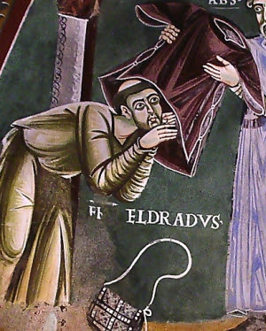 IMG ST. HELDRAD (Eldrad)  Abbot of monastery of Novalese 