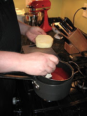 Waxing the cheese