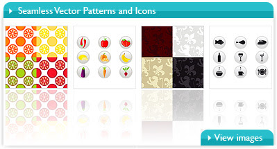 Seamless Vector Patterns and Icons By Bibidesign