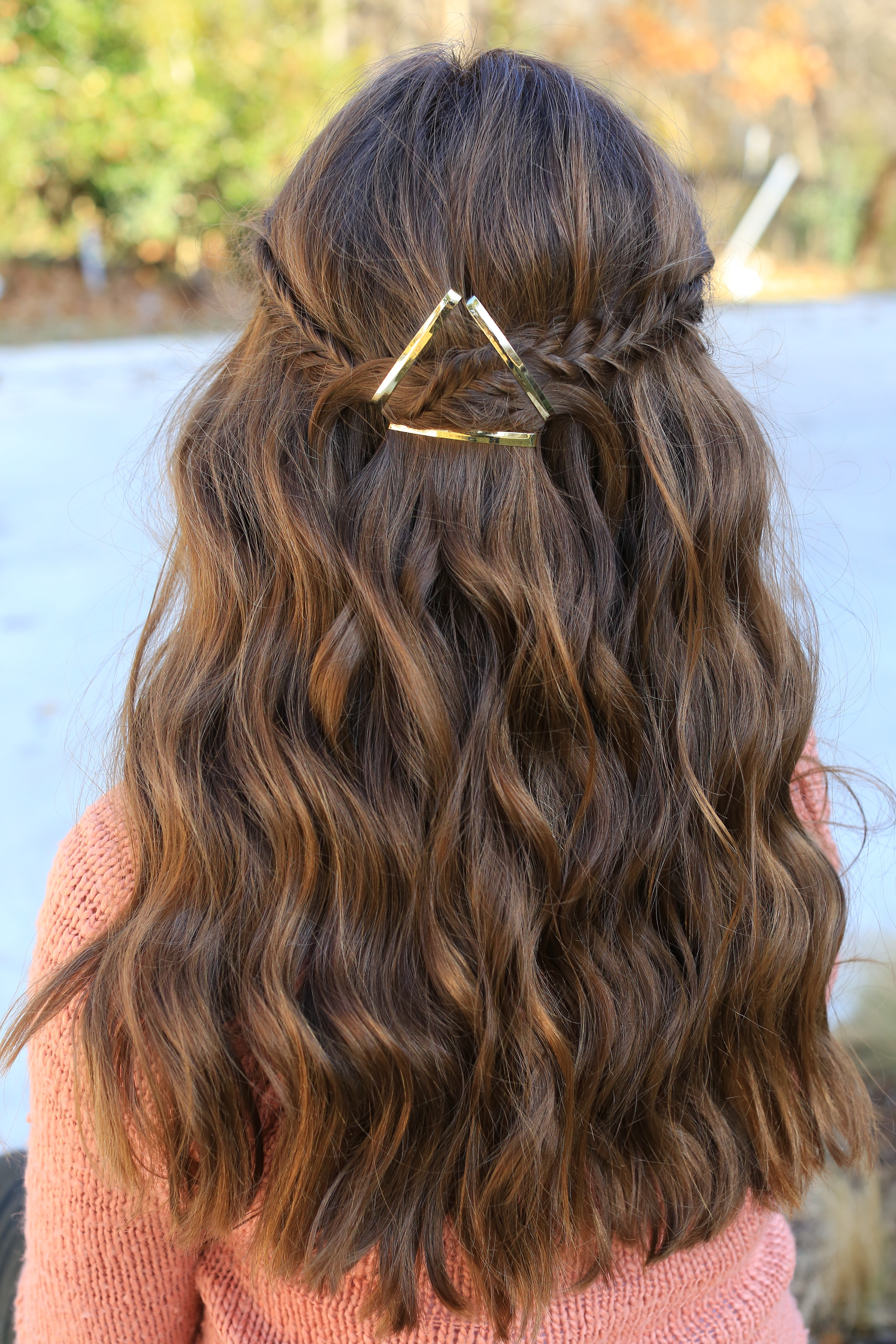 Barrette Tieback | Cute Girls Hairstyles