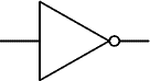 NOT gate traditional symbol
