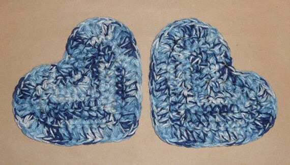 BLUE CAMO HEARTS Military Camouflage by CraftCreationsEtsy on Etsy