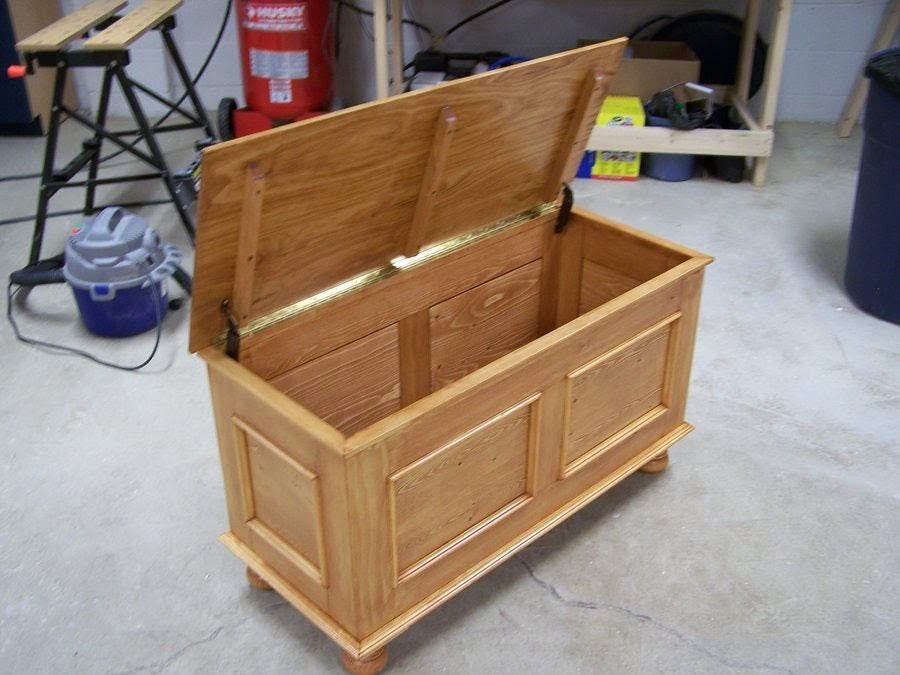 Make a toy chest that doubles as a bench with step-by-step ...