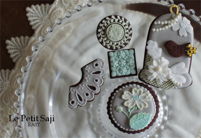 刺繍とレースのアイシングレッスン East Le Petit Saji