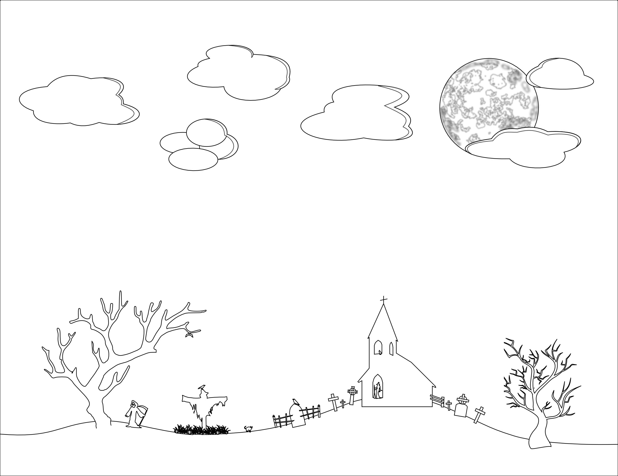 Night Sky Coloring Page At Getdrawings Free Download