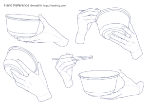 手のイラスト資料集 Hand Reference Hato King