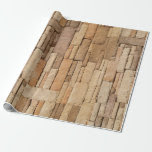 Tan Stone Wall Wrapping Paper