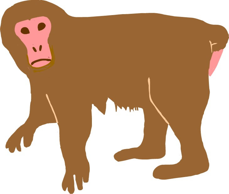 猿 サル イラスト 無料