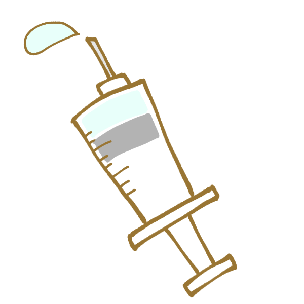 注射器のイラスト かわいいフリー素材が無料のイラストレイン