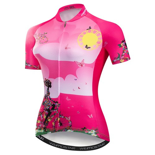 Newest Women Cycling Jersey Bike Short T Shirt Sportwear Bicycle Clothing Tops Jerseys