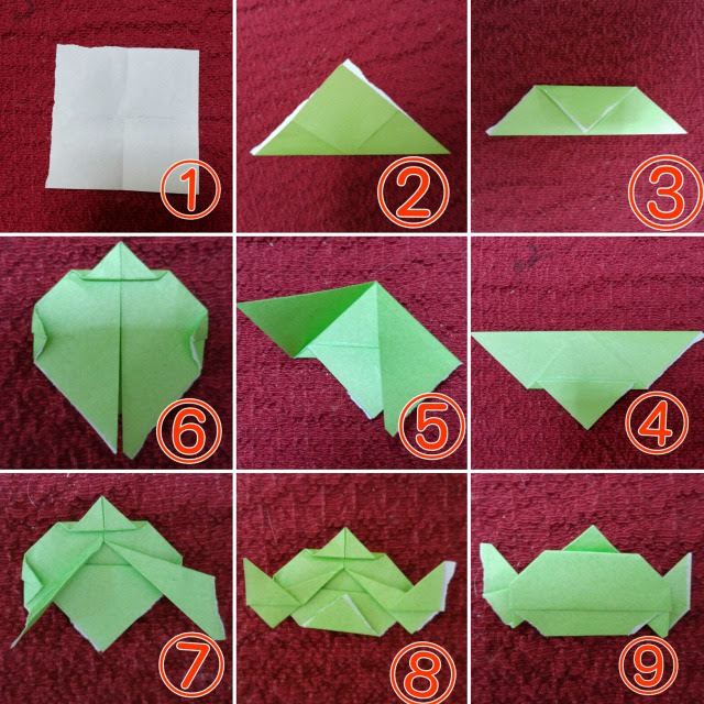 ディズニーキャラクターの折り方を写真で説明 折り紙でディズニーハートクリスマスリース作り方 イクジラ