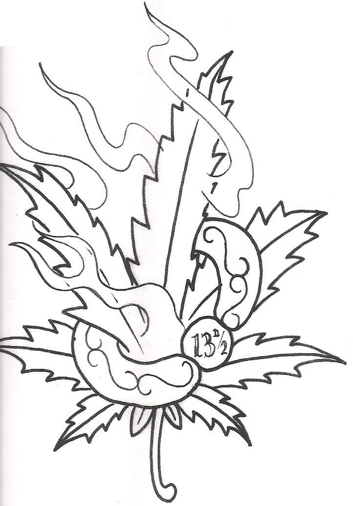 Weed Joint Drawing at GetDrawings | Free download