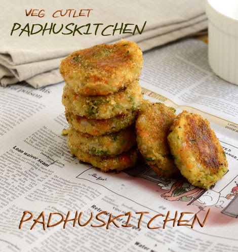 Vegetable Cutlet Recipe How To Make Vegetable Cutlets Step By Step Pictures Padhuskitchen