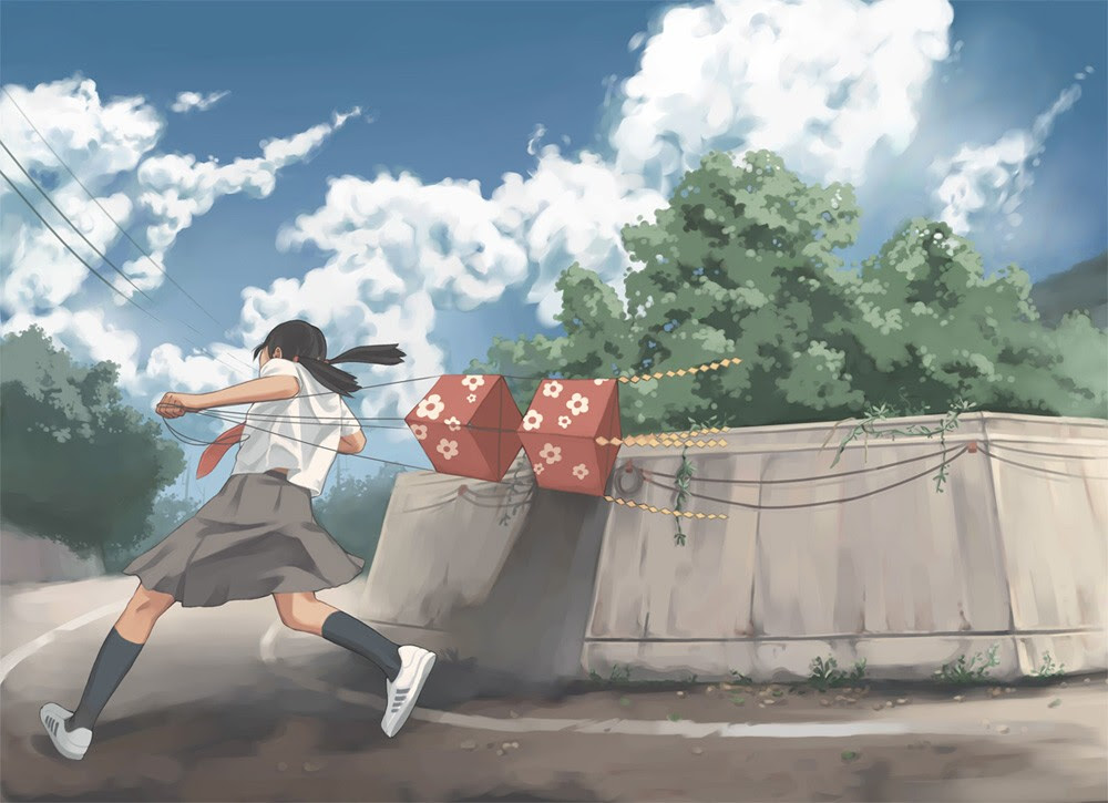 夏らしいイラストの壁紙 Wallpaper Pad 壁紙まとめサイト