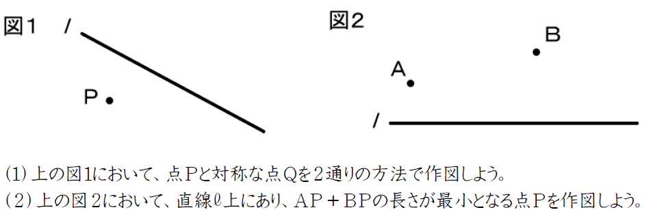 Studydoctor対称点の作図と最短距離の考え方 中学１年数学 Studydoctor