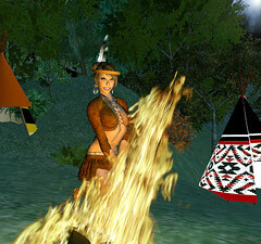 Machinima Sim _ Indian town set