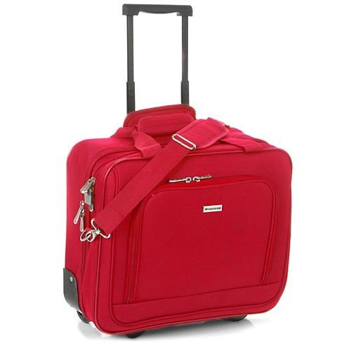 Discount American Flyer 15'' Red Windham Wheeled Tote Bag RED 15