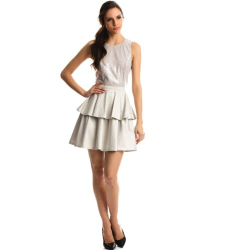 Armani Exchange Sequin Tiered Dress review