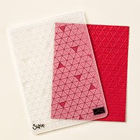 Tiny Triangles Textured Impressions Embossing Folder
